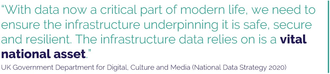 The infrastructure underpinning UK data is a vital national asset