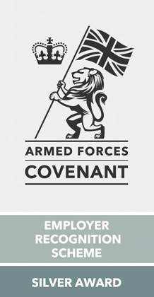 Armed Forces Covenant - Employer Recognition Scheme - Silver Award