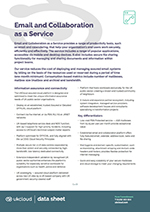 Email and collaboration as a service datasheet