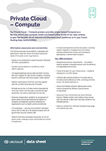 private cloud compute datasheet