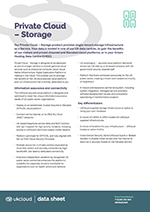 Private Cloud storage datasheet